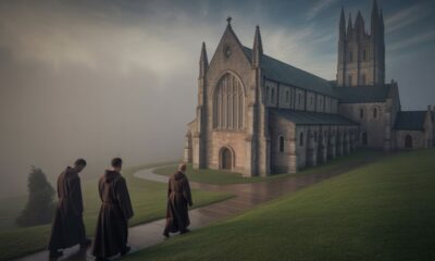 Home for monks crossword clue abbey monastery exterior view