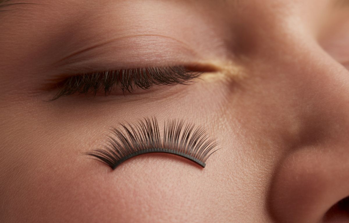 How many eyelash extensions do you lose a day, natural lash with false strip?