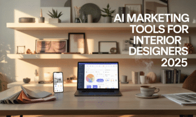 Discover the best AI marketing tools for interior design businesses in 2025