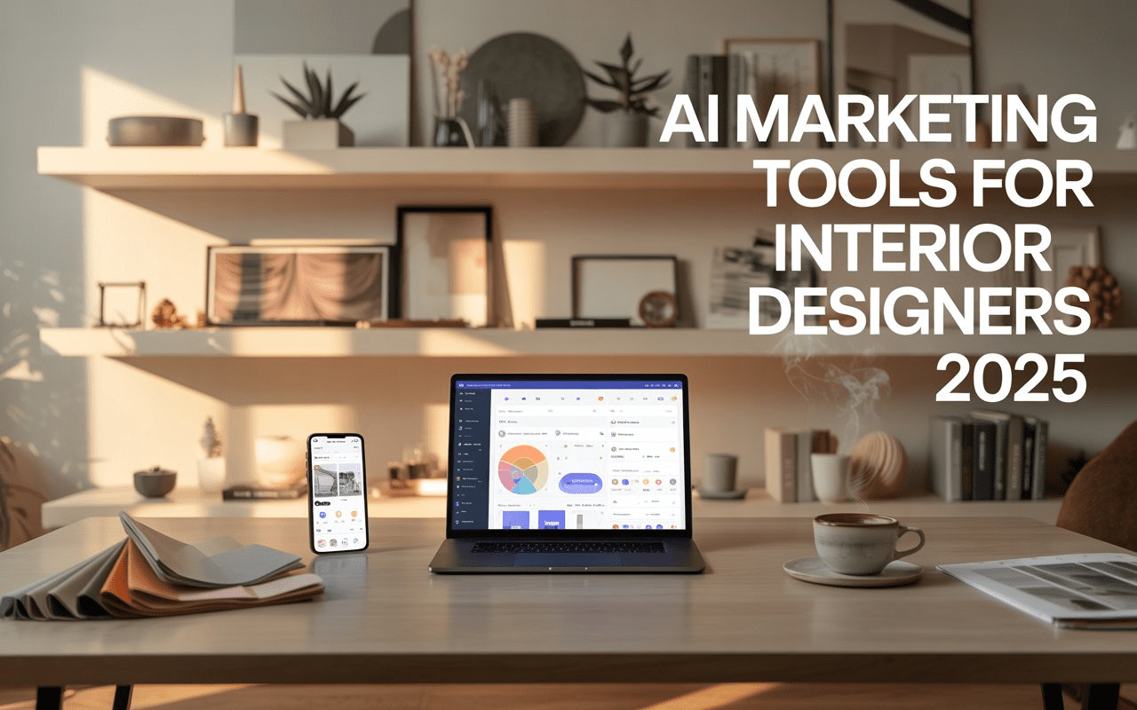 Discover the best AI marketing tools for interior design businesses in 2025