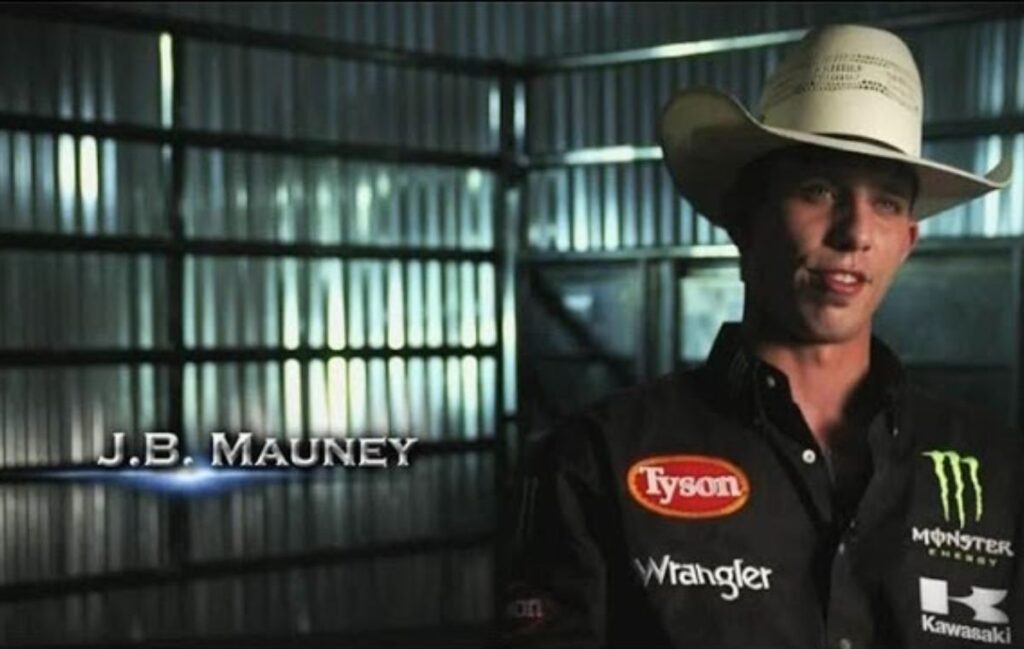JB Mauney Net Worth 2025 – Young rodeo star in cowboy hat and sponsor shirt