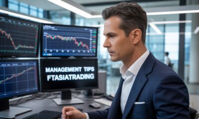 Management Tips ftAsiaTrading feature image showing manager reviewing trading charts