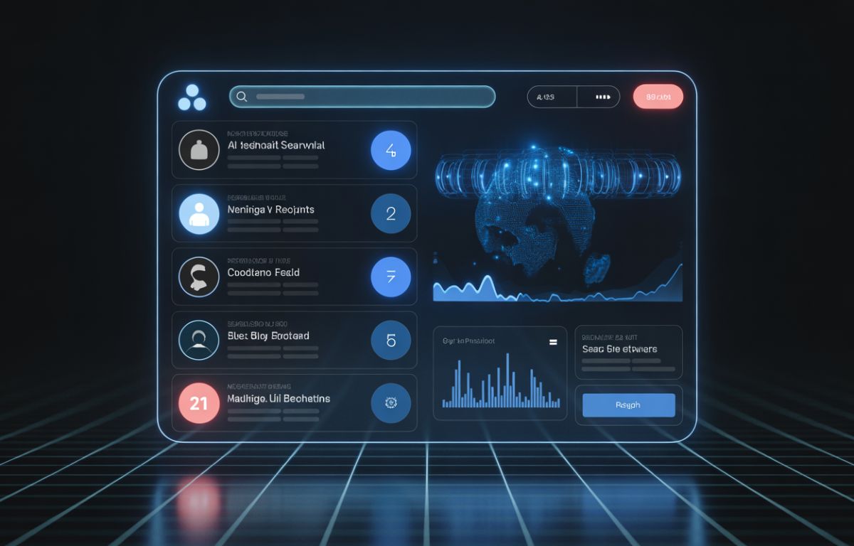 AI-powered smart search interface showing intelligent results by Seekde.