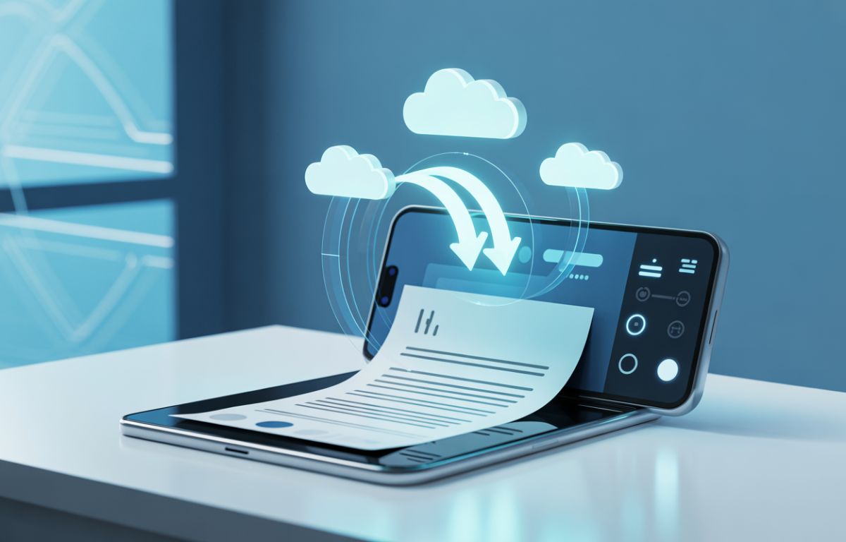 Digital Trucofax is sent instantly from a smartphone through a secure cloud system.